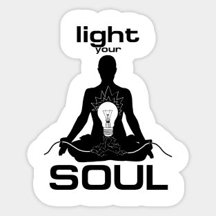 Light your soul Sticker